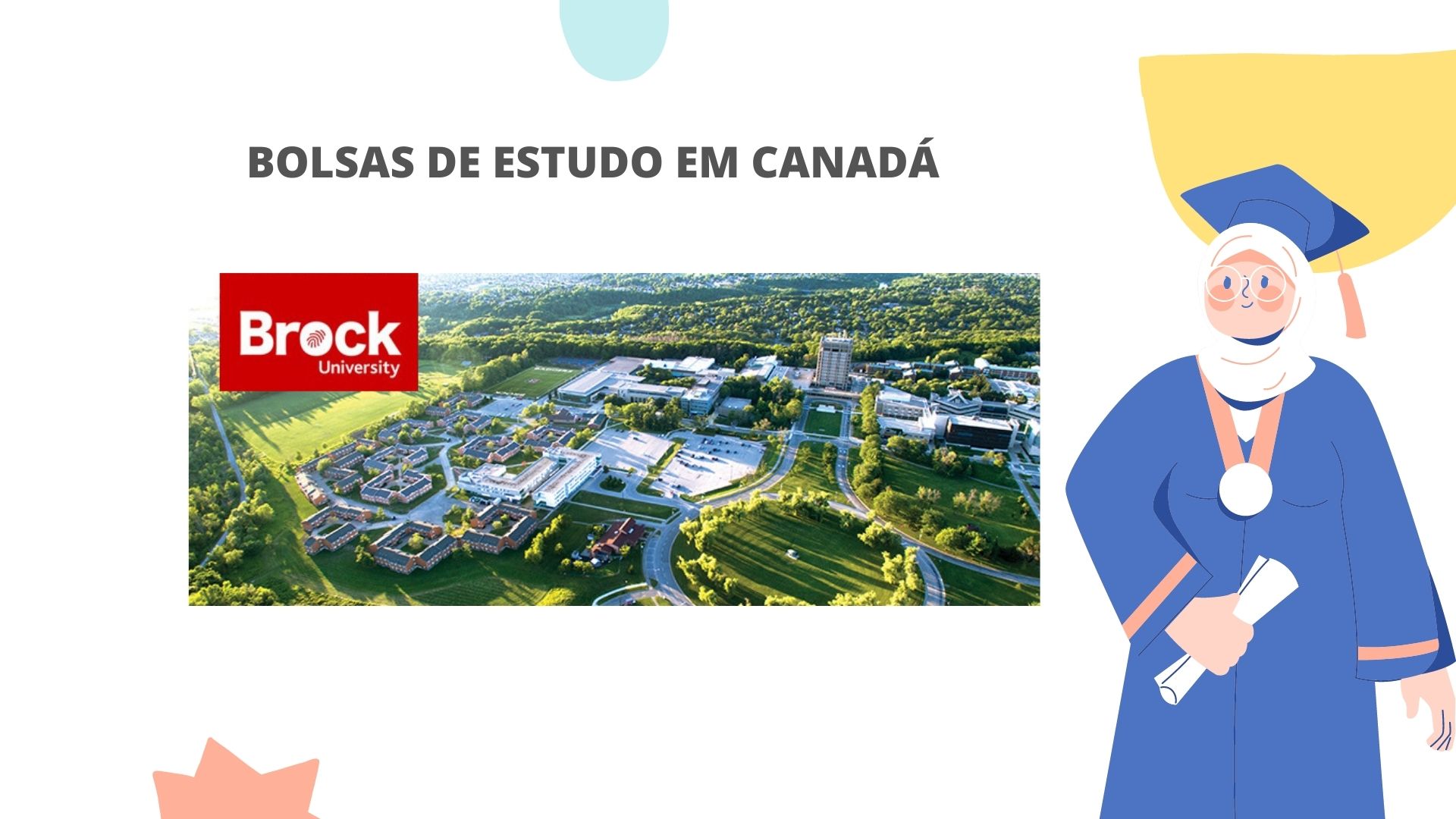 Bolsas de Estudo em Canadá Para Cidadãos Internacionais na Brock