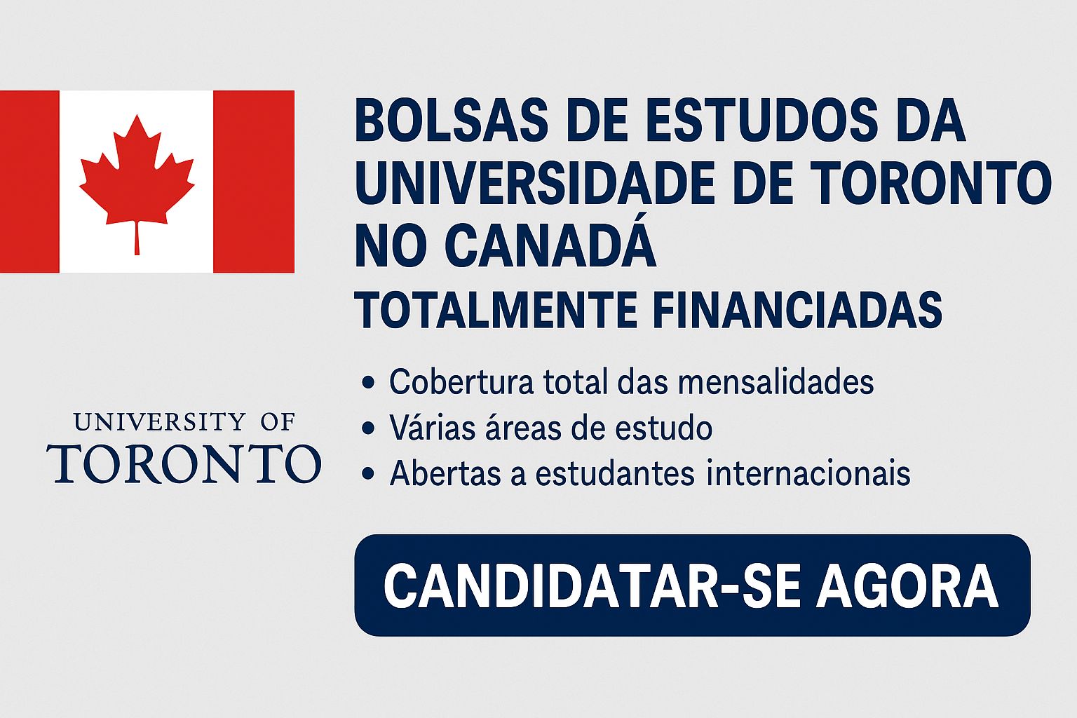 Bolsas de Estudos da Universidade de Toronto