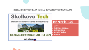 Read more about the article Bolsas de Estudo Para Rússia na Universidade Skoltech 2025 – Totalmente Financiadas