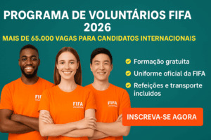 Read more about the article Programa de Voluntários FIFA 2026: Mais de 6000 Vagas para Candidatos Internacionais