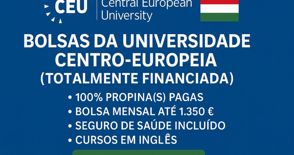 Bolsas da Universidade Centro-Europeia