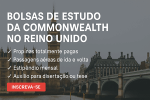 Read more about the article Bolsas de Estudo da Commonwealth no Reino Unido – Inscrições Abertas Para Estudantes Internacionais
