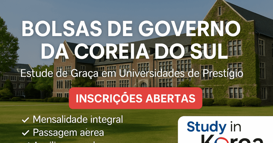 Bolsas de Governo da Coreia do Sul