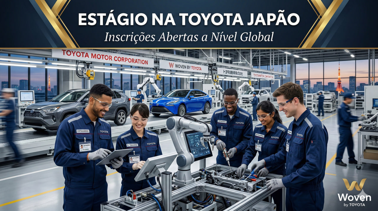 You are currently viewing Estágio Woven Toyota Japão 2026 Totalmente Financiado: Candidaturas Abertas a Nível Global