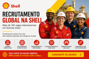 Read more about the article Recrutamento Global na Shell: Mais de 140 Vagas Internacionais em Diversas Áreas